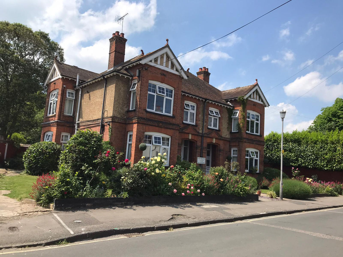 Front of care home