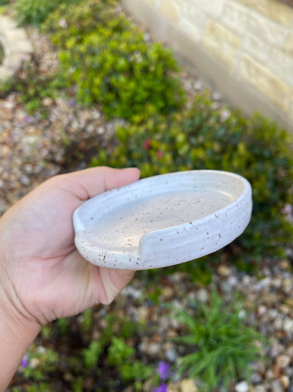 Thumbnail: White Matte Spoon Rest