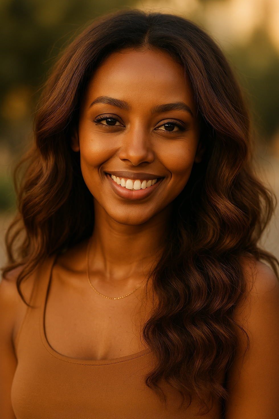 Eye-level view of vibrant hair extensions displayed elegantly