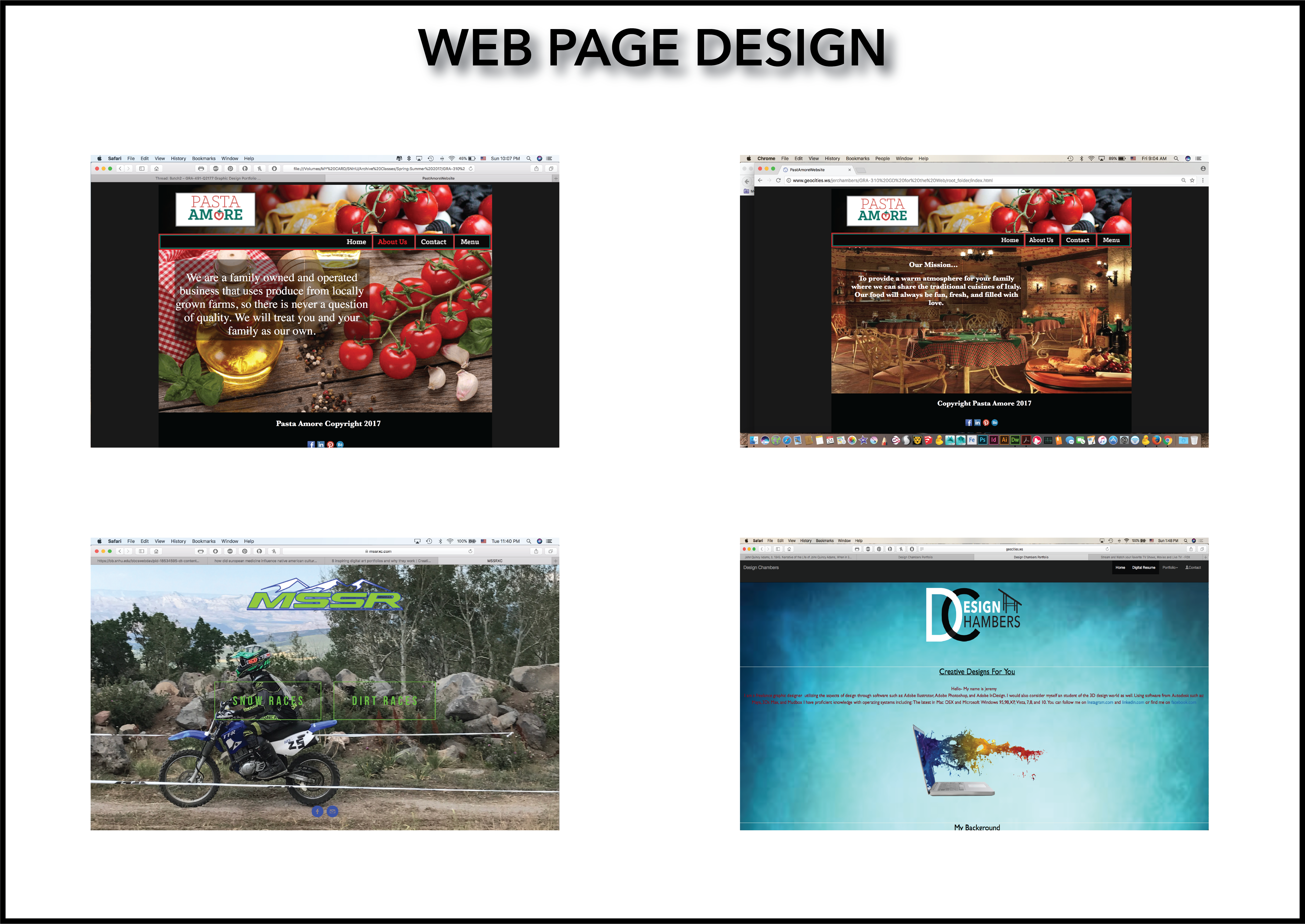 Web Page Screen Shots