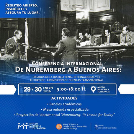 Confercencia internacional: "De Núremberg a Buenos Aires"