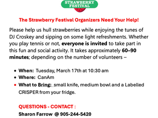 Hulling Day! March 17