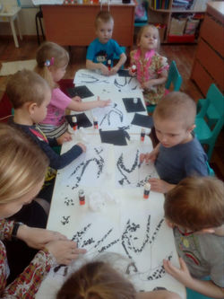 Аппликация "Ласточка"