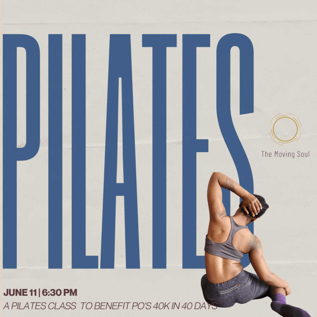 Beige Brown and White Minimalist Modern Aesthetic Pilates Fitness Announcement Instagram P