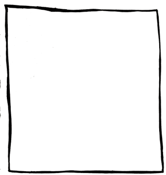 an uneven square hand drawn in Sharpie for The Brown Pages | Chicago based dance artist Jenn Freeman