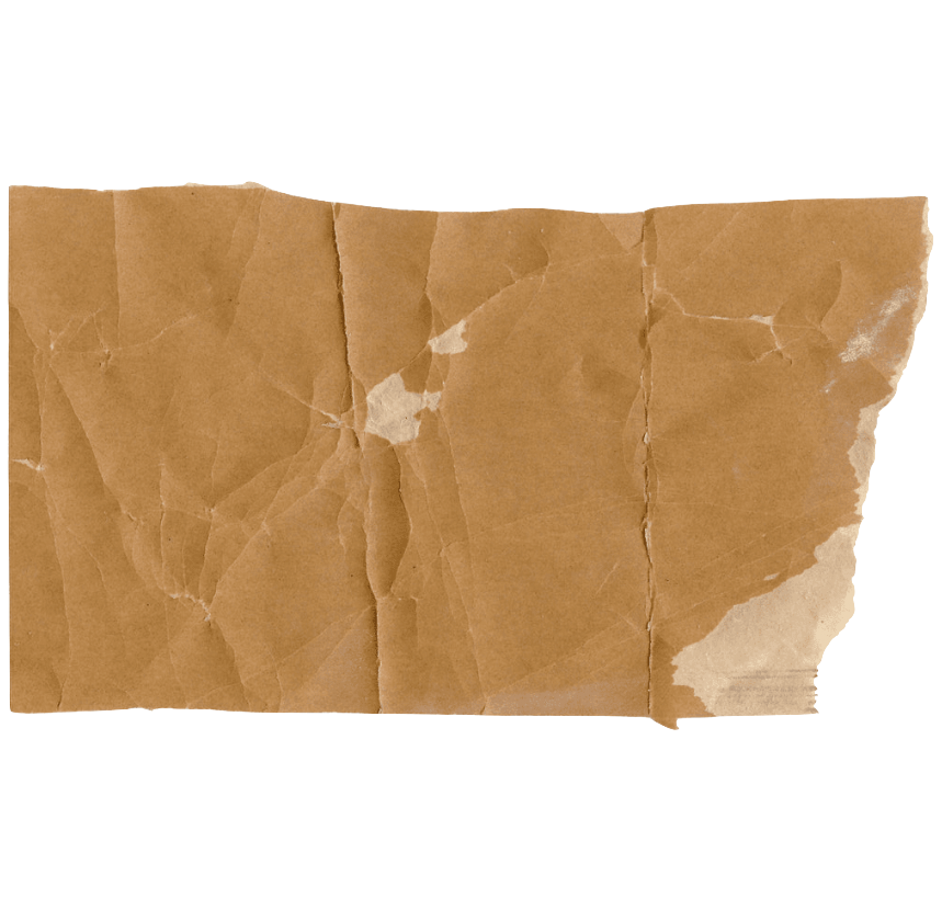 Ripped brown paper for artist journal/blogzine The Brown Pages