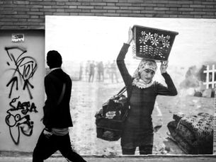 Une femme kurde à Suruc, la frontière entre la Turquie et la Syrie, en septembre 2014. 