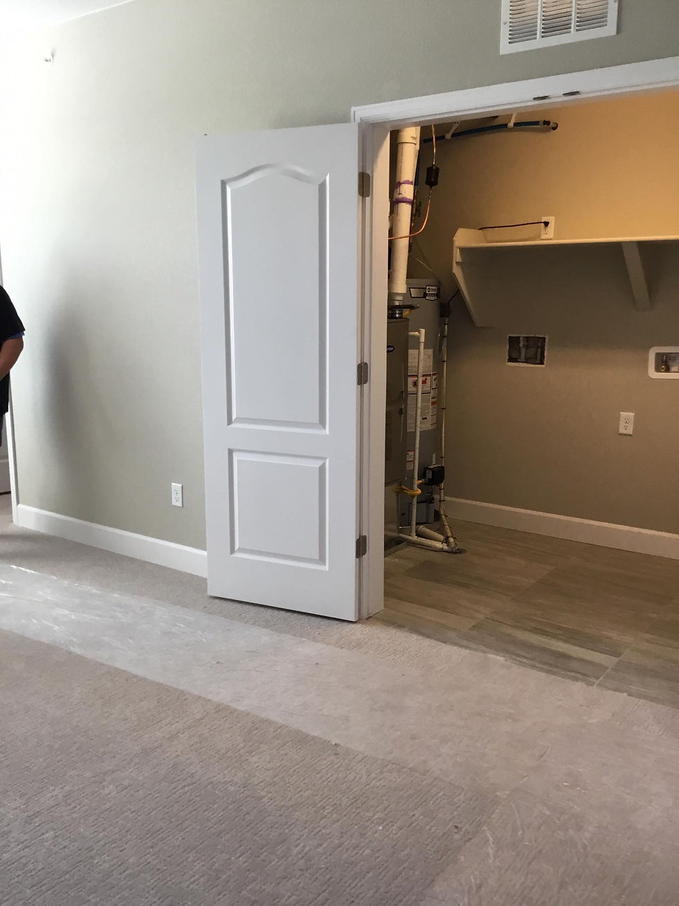 Open Loft Before Wall Addition