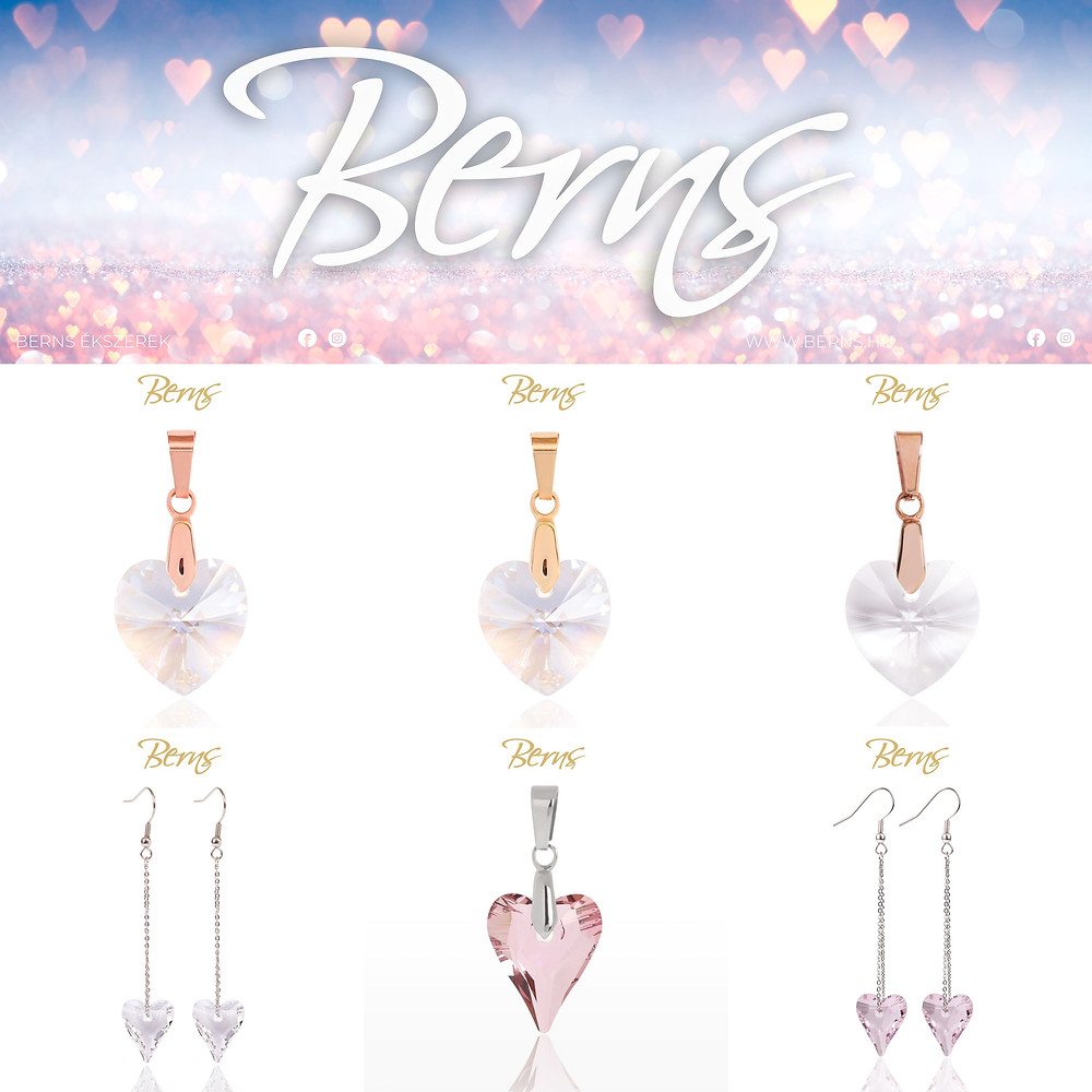 Berns Jewelry with prestige crystals from the Heart of Europe
