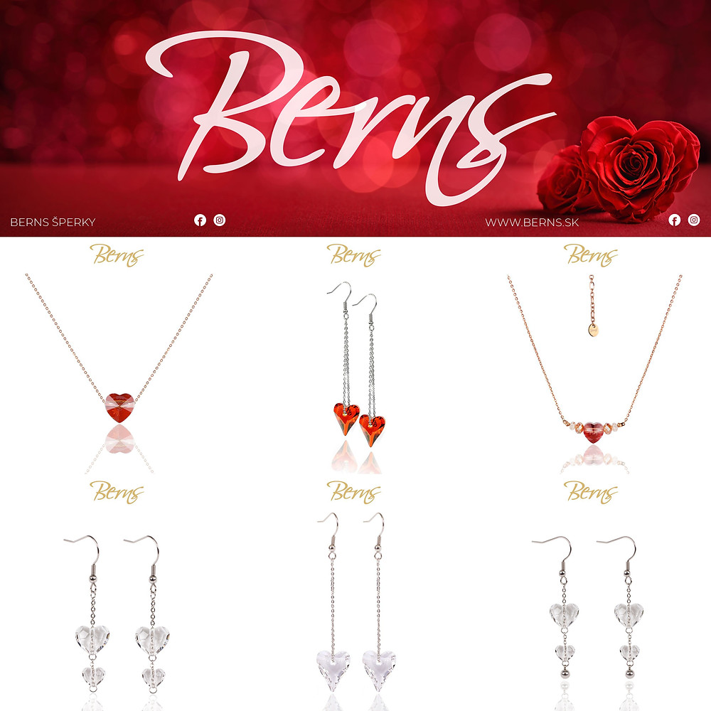 Berns Jewelry with prestige crystals from the Heart of Europe