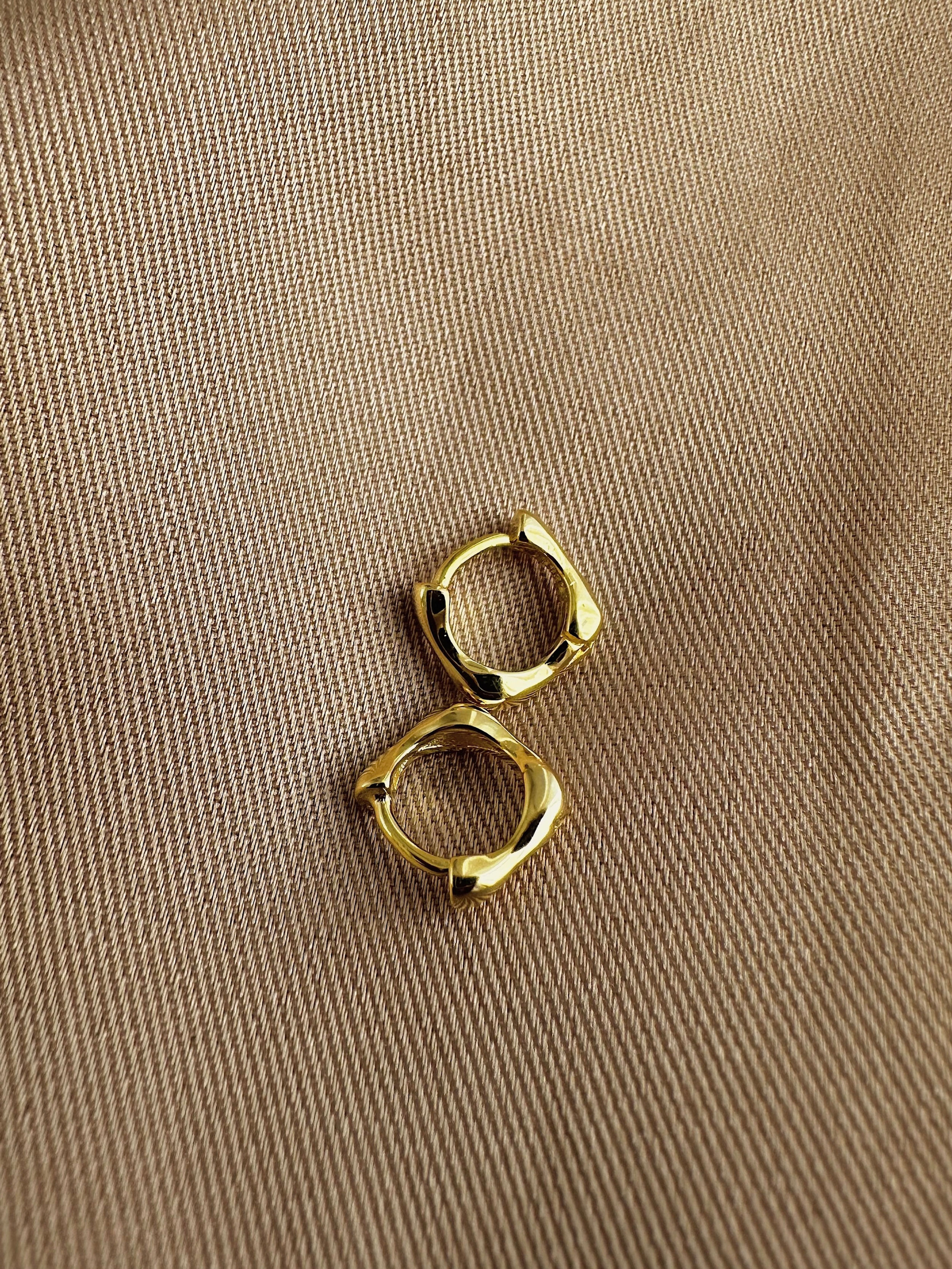 Tekli  Küçük Dörtgen Piercing | 925 Gümüş 