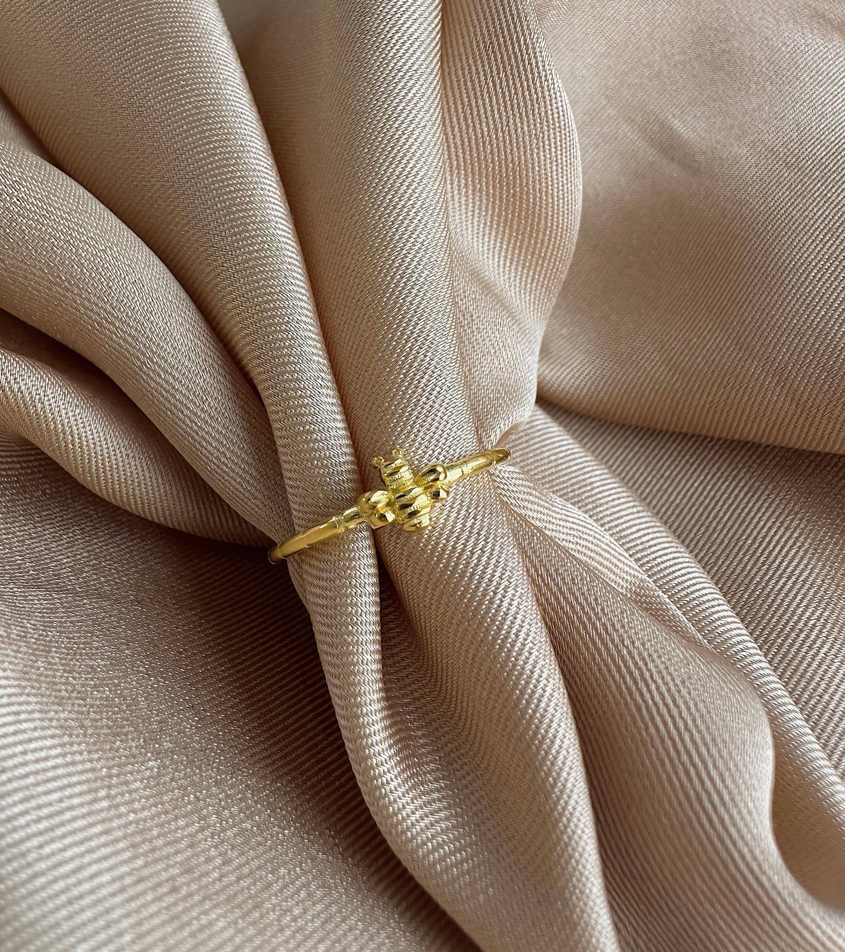 İnce Arı Yüzük | 925 Gümüş 