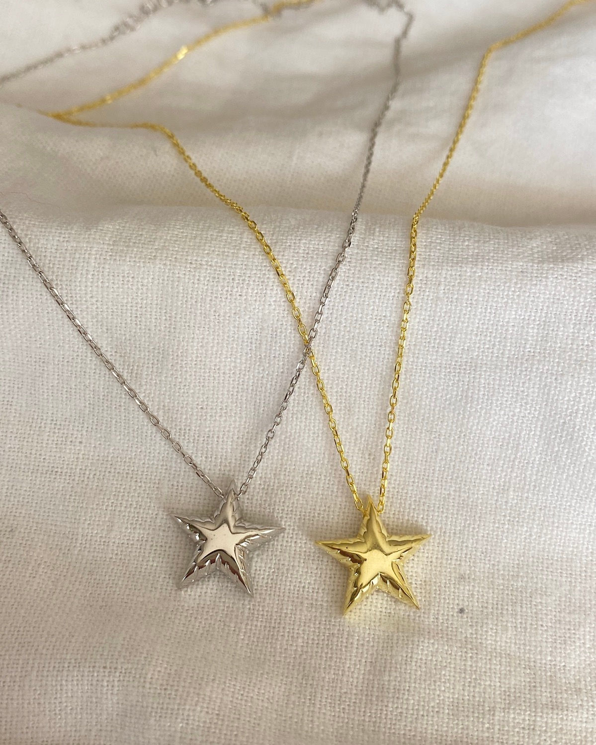 Bombeli Yıldız Kolye | 925 Gümüş