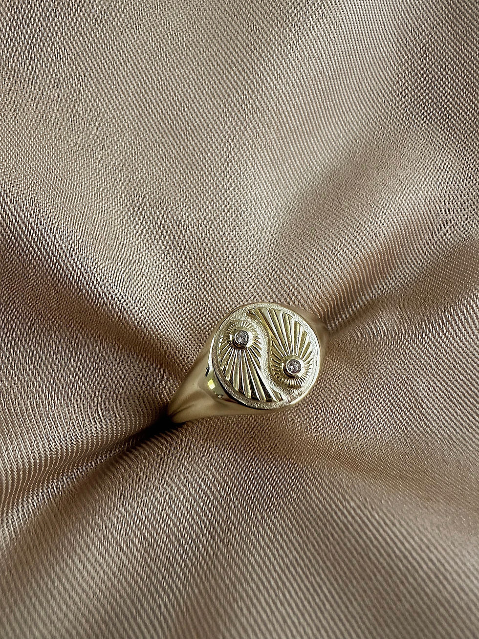 Küçük resim: Yin Yang Şövalye Yüzük | 925 Gümüş 