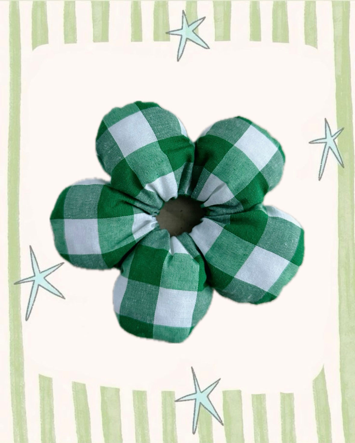 Çiçek Toka -Yeşil Ekose