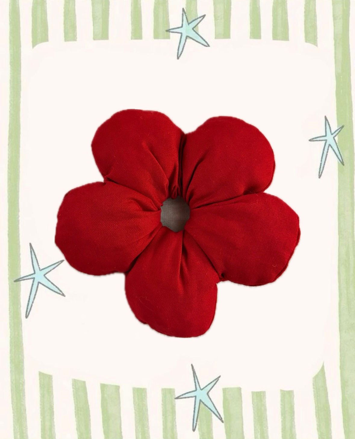 Çiçek Toka - Kırmızı