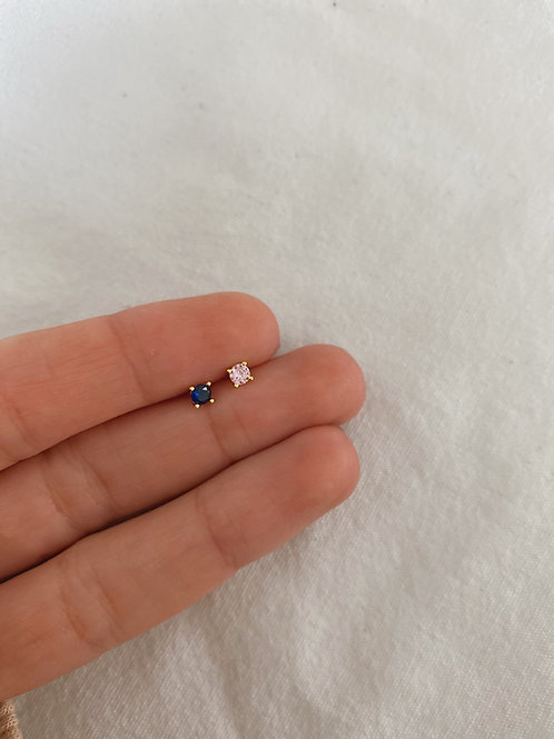 Tek Taş Piercing | 925 Gümüş