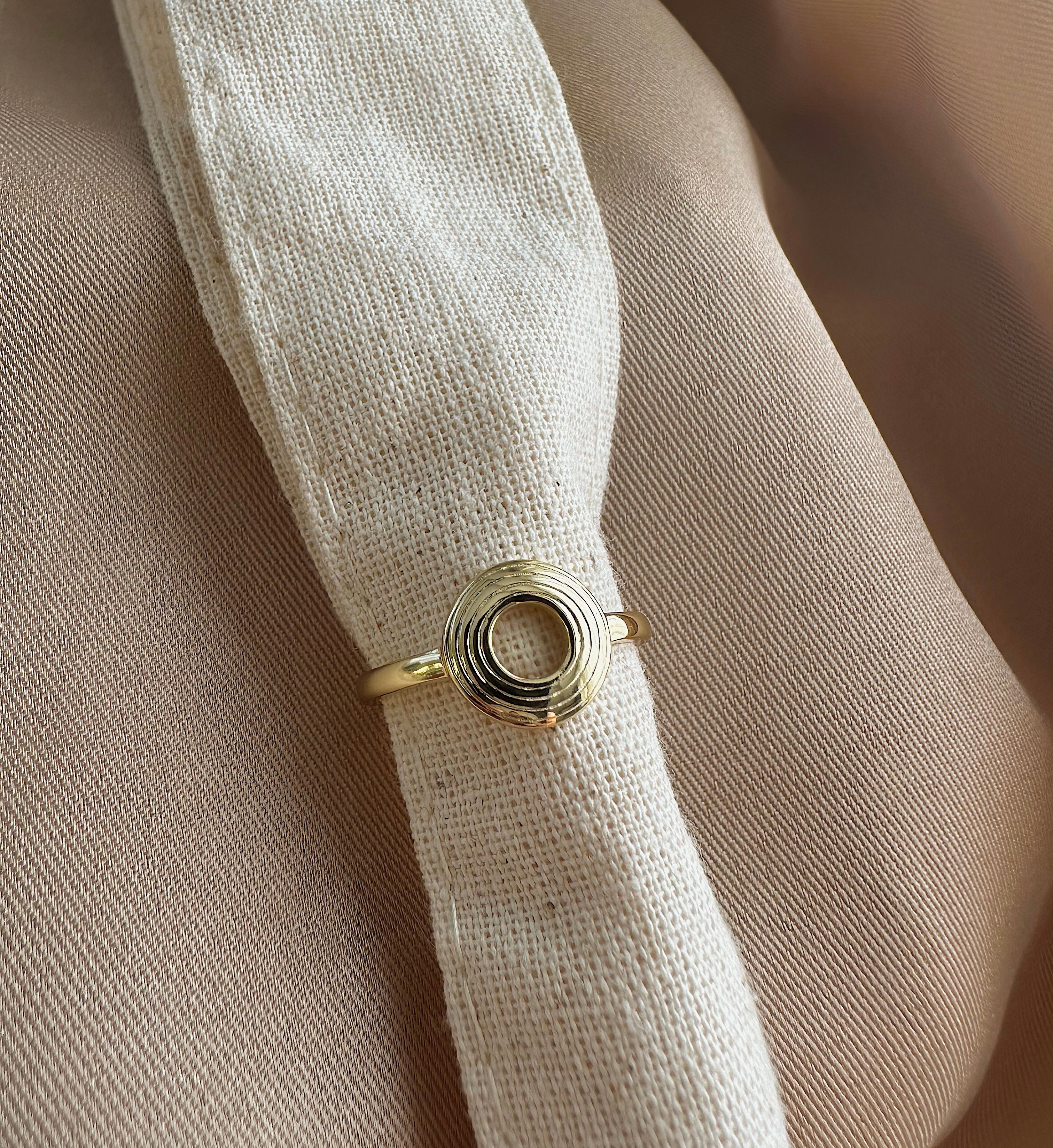 Bohem Halka Yüzük | 925 Gümüş 