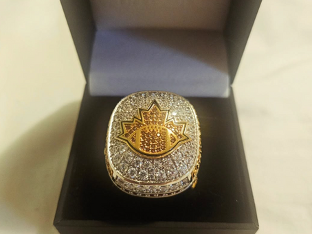 Canadian Men’s Tackle Team Receives 2025 GNC Championship Rings