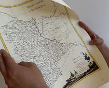 Старовинна карта Київської обл. Україні