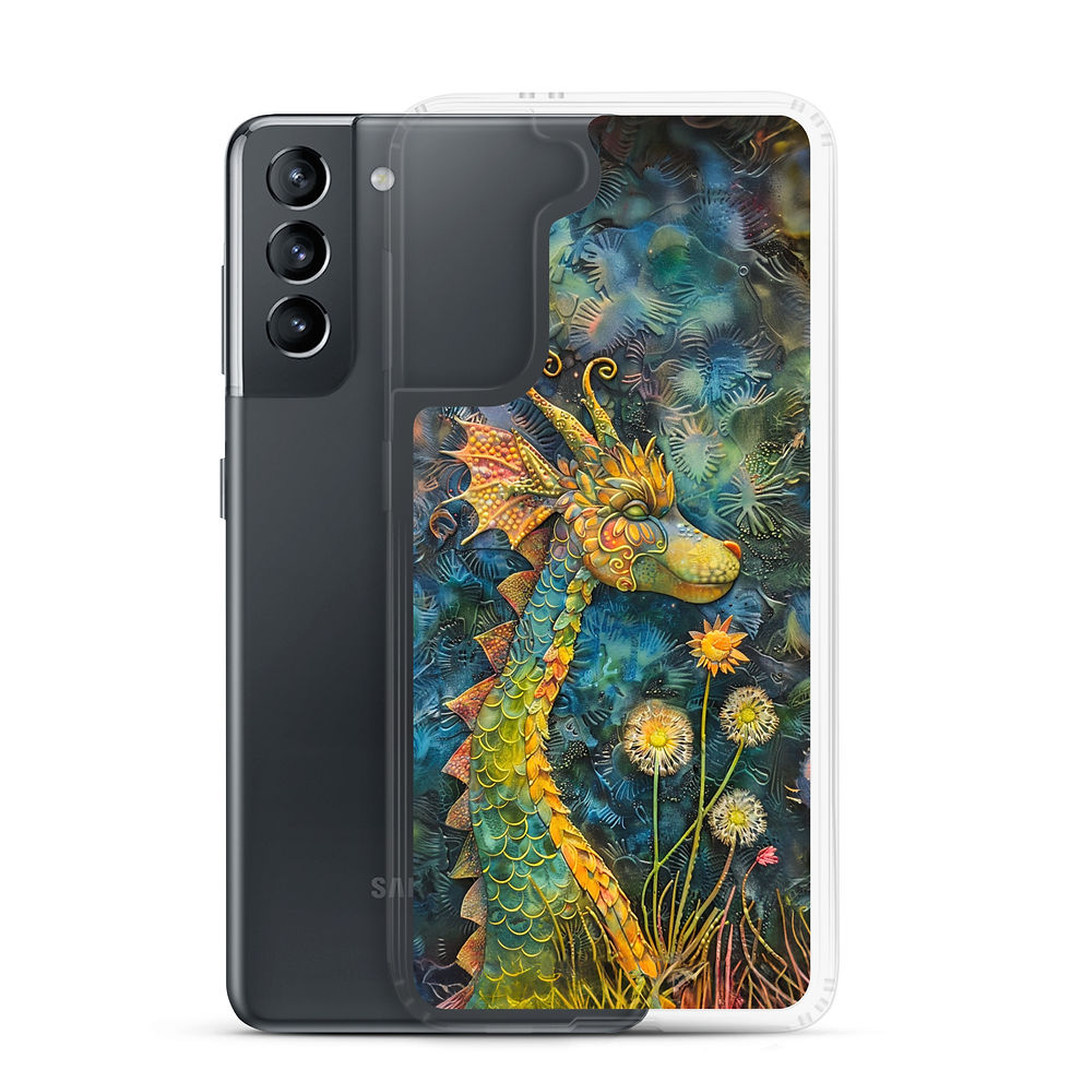 Thumbnail: Watercolor Dragon | Clear Case for Samsung®