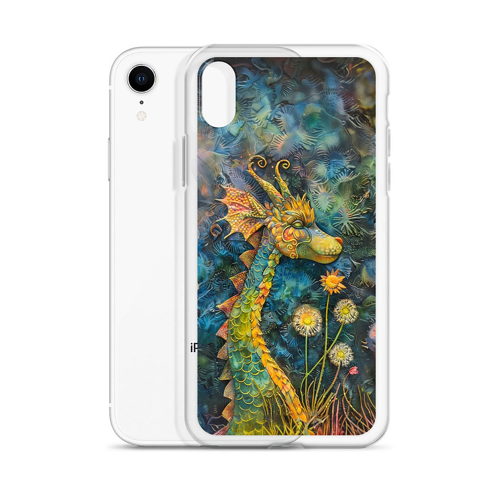 Thumbnail: Watercolor Dragon | Clear Case for iPhone®