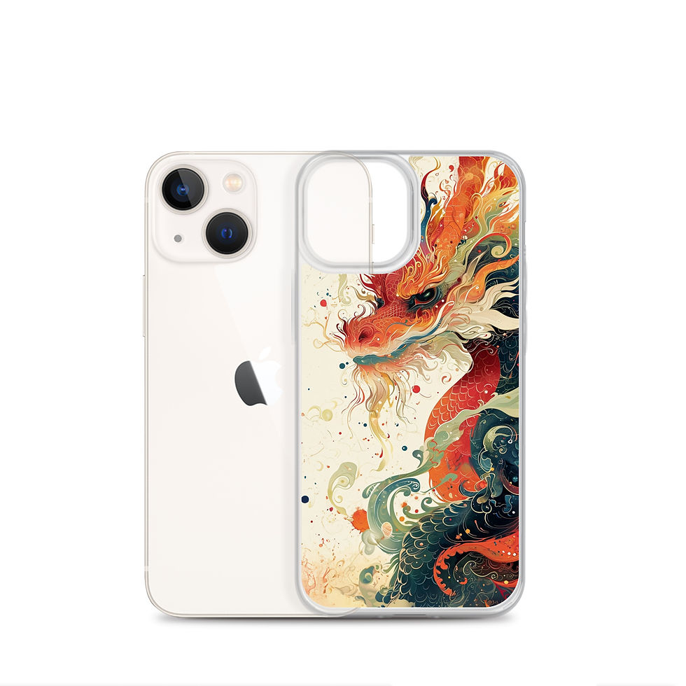 Thumbnail: Watercolor Dragon | Clear Case for iPhone®