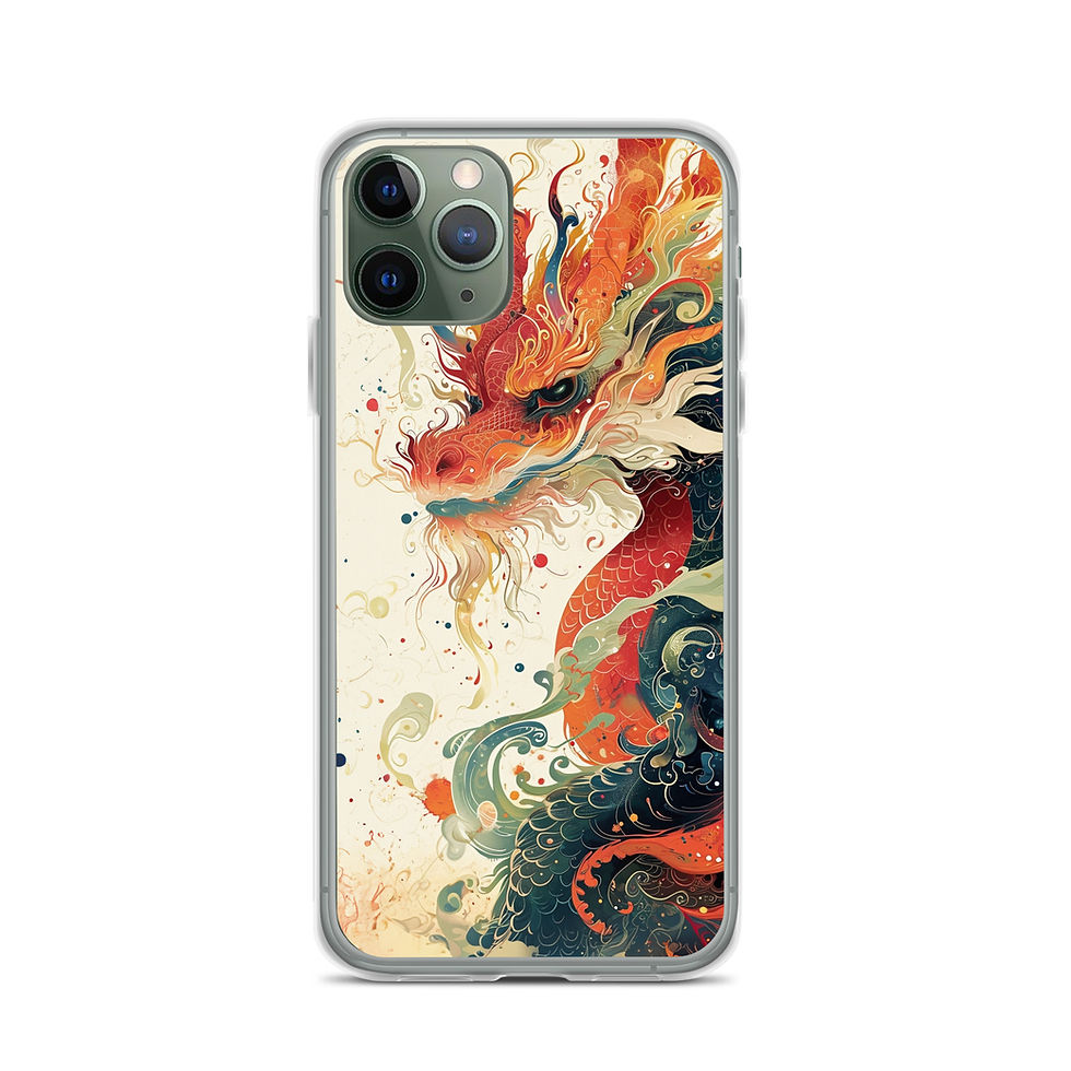 Thumbnail: Watercolor Dragon | Clear Case for iPhone®