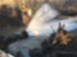 water pipe burst