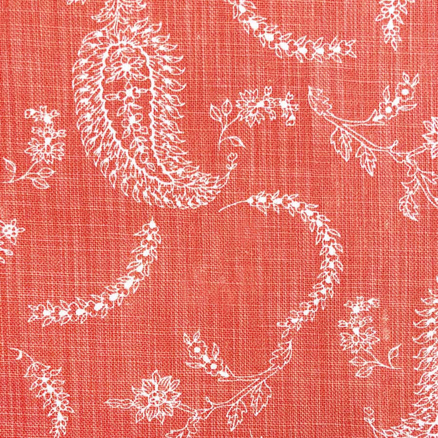 Sandy & Sage Floral Paisley Coral