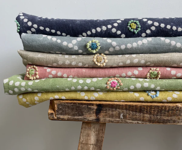 Thumbnail: Nichola Taylorson Anushka Taupe Embroidered