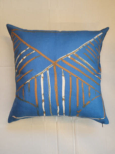 Caryn Cramer Blue Cusion