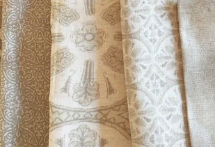 Luxury fabric from Betsy Textiles in a modern interior design