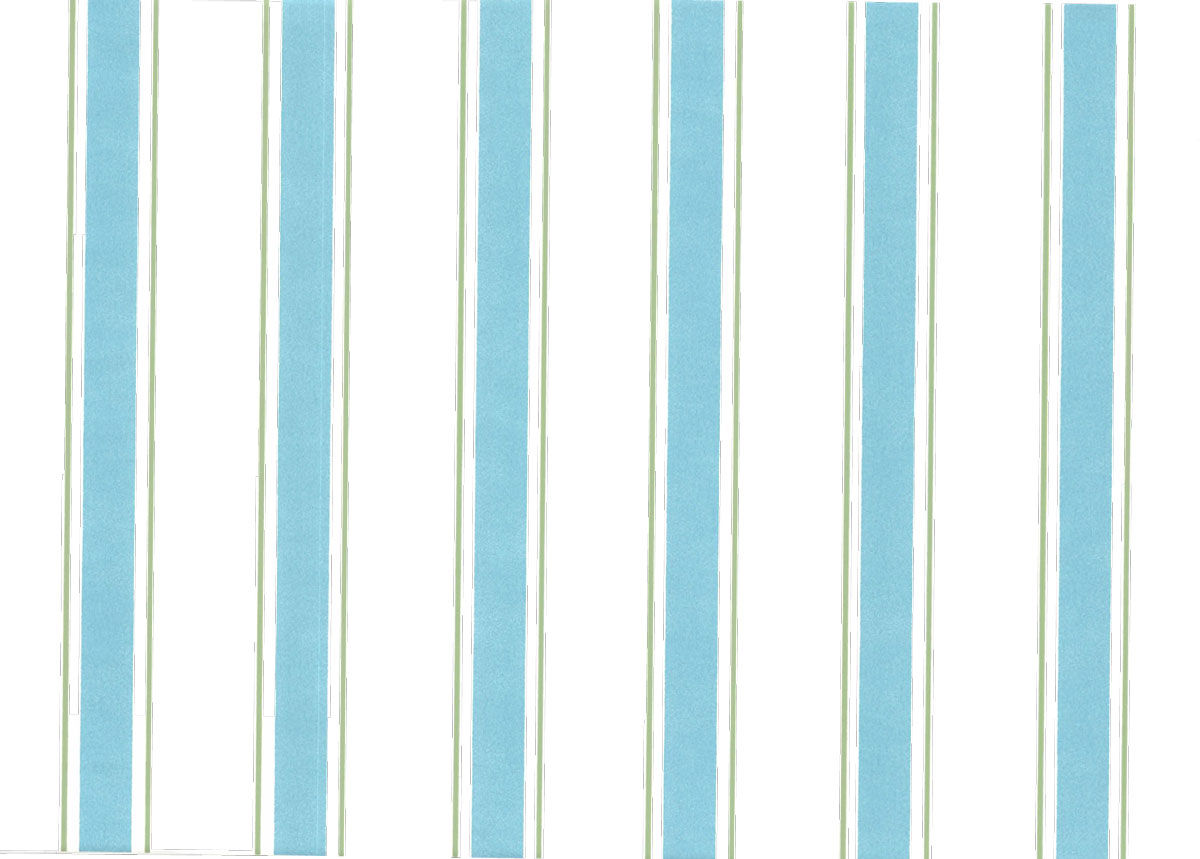 Mally Skok Indian Stripe Wallpaper Aqua/Lime