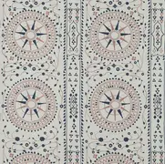 Leila - Blue Pink On White