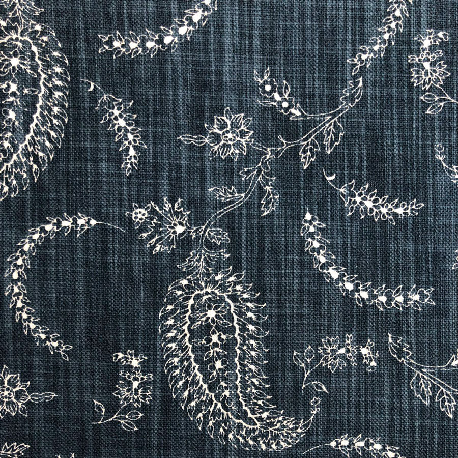 Sandy & Sage Floral Paisley Navy