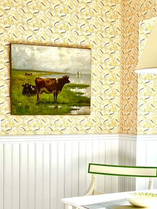 Luxury fabric from Betsy Textiles in a modern interior design