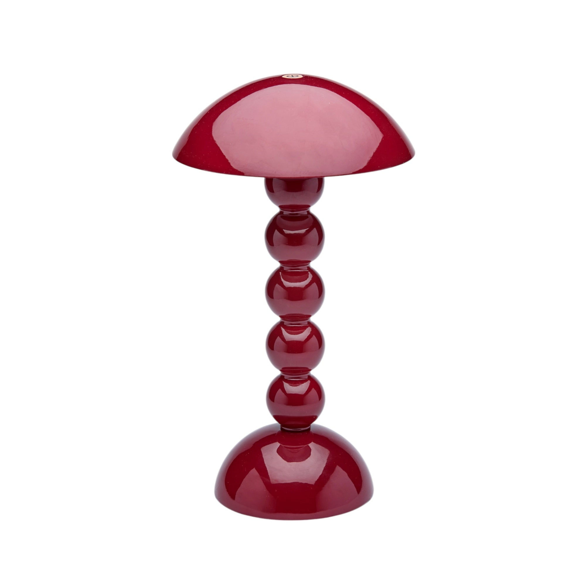 Lacquer Rechargeable Bobbin Lamp - Cherry