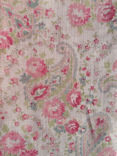 Sarah Hardaker Vintage Paisley Pink on Natural