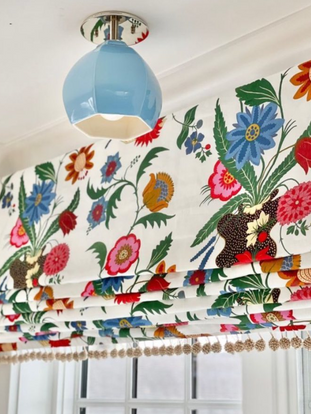 Luxury fabric from Betsy Textiles in a modern interior design