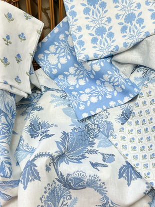 Luxury fabric from Betsy Textiles in a modern interior design