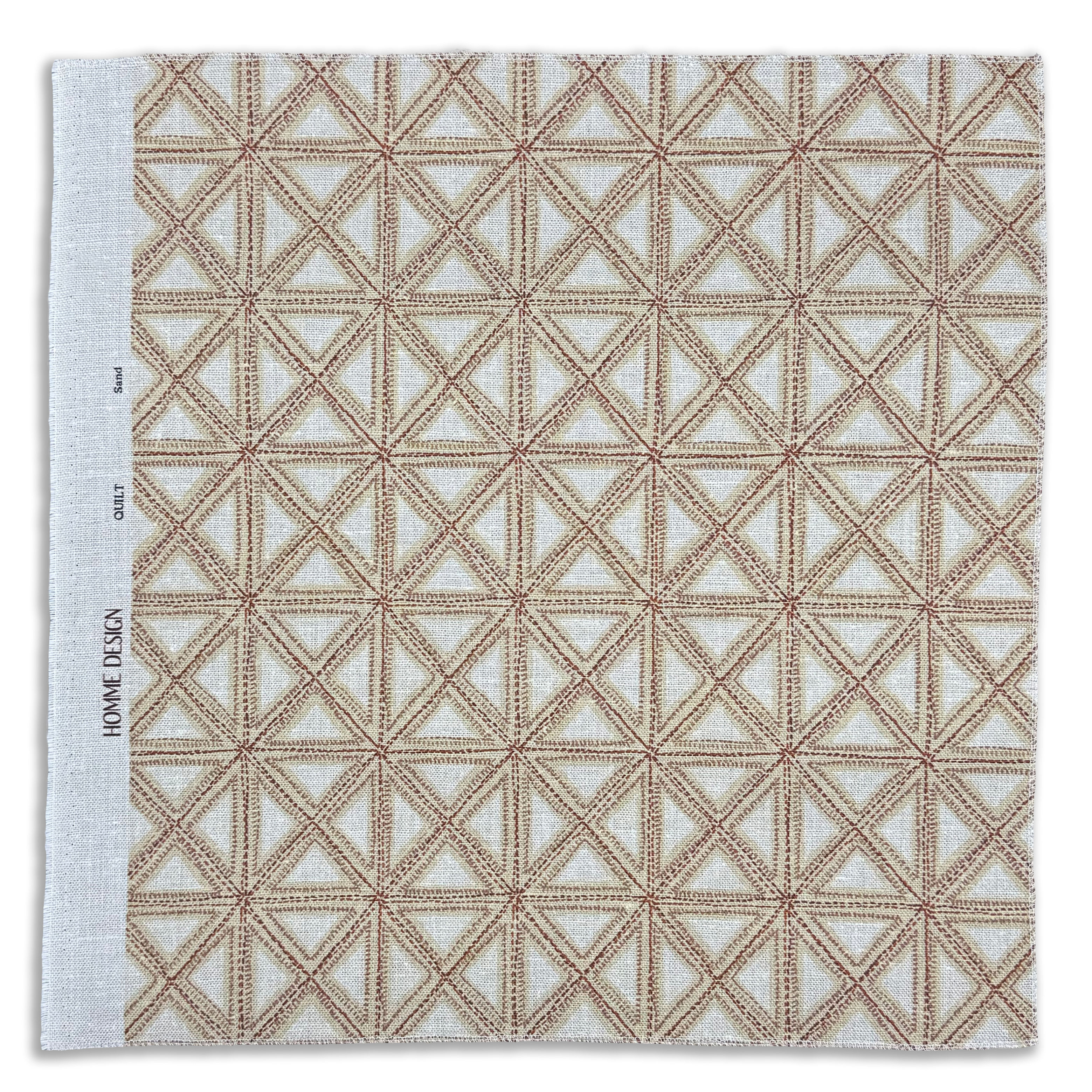 Homme Design Wing Quilt Sand