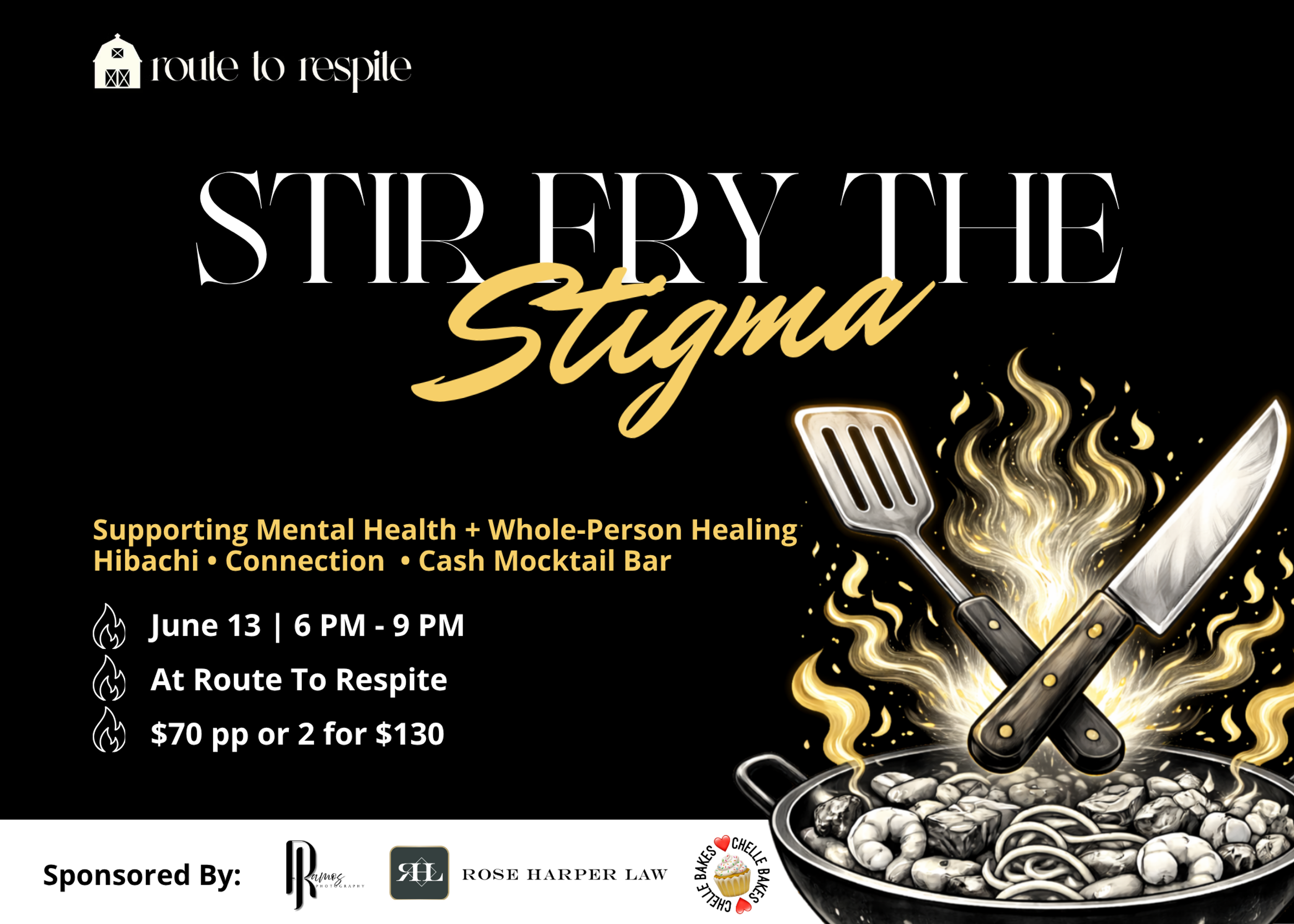 Respite Menu Stiry Fry The Stigma | Hibachi Night