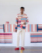 Thumbnail: Stout Shirt Multi Stripe Jacket