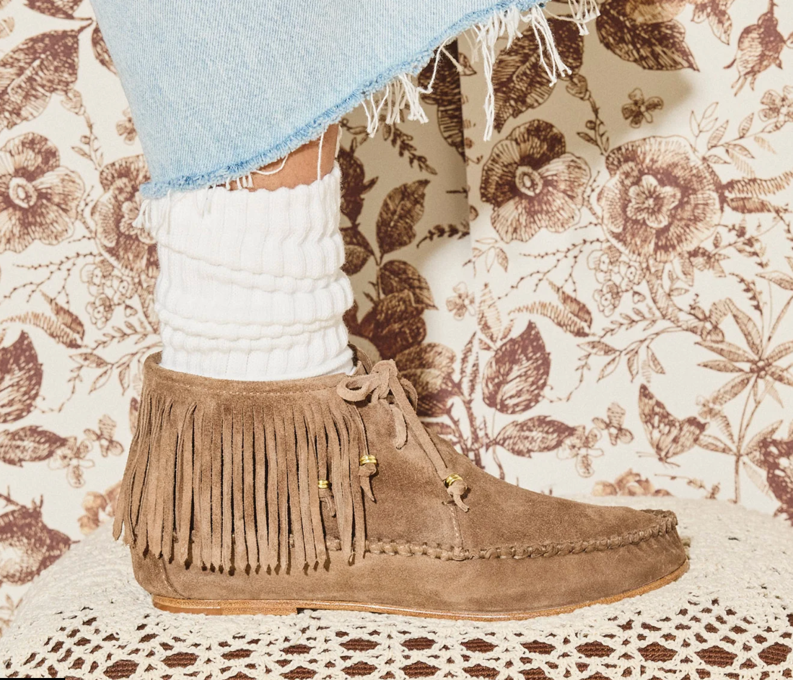 Camila Fringe Bootie
