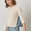 Thumbnail: Denim Elbow Sleeve Sweater