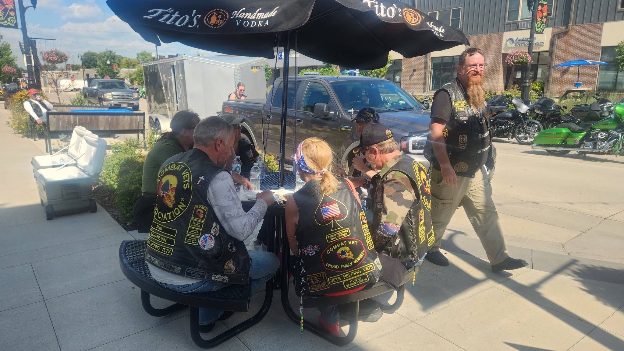Veterans and riders at the 2026 Joint Forces Ride