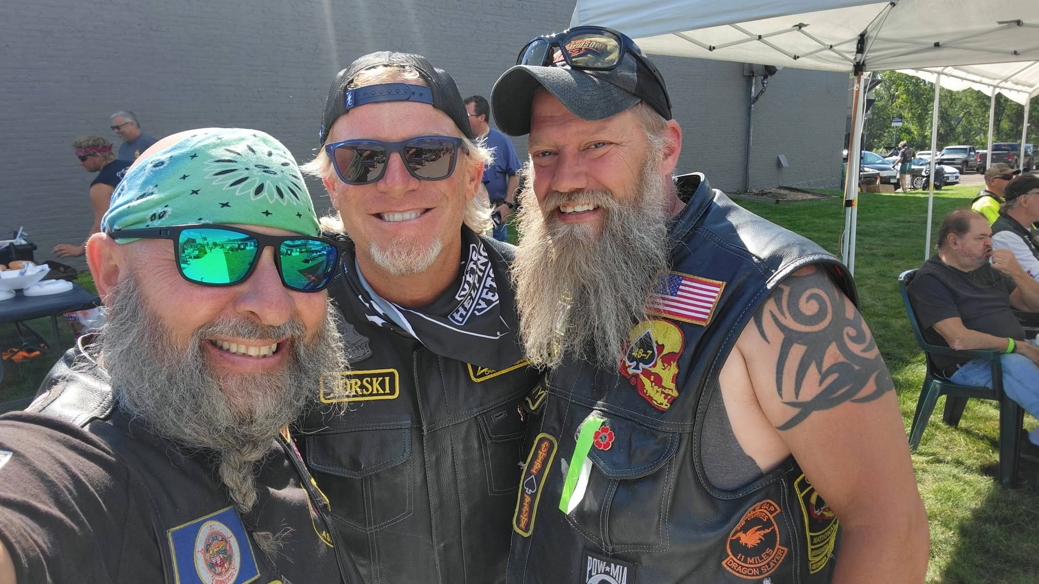 Veterans and riders at the 2026 Joint Forces Ride