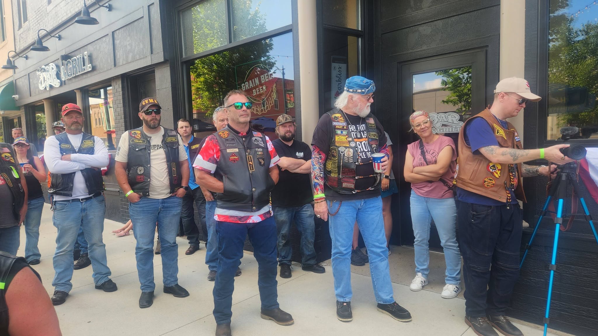 Veterans and riders at the 2026 Joint Forces Ride