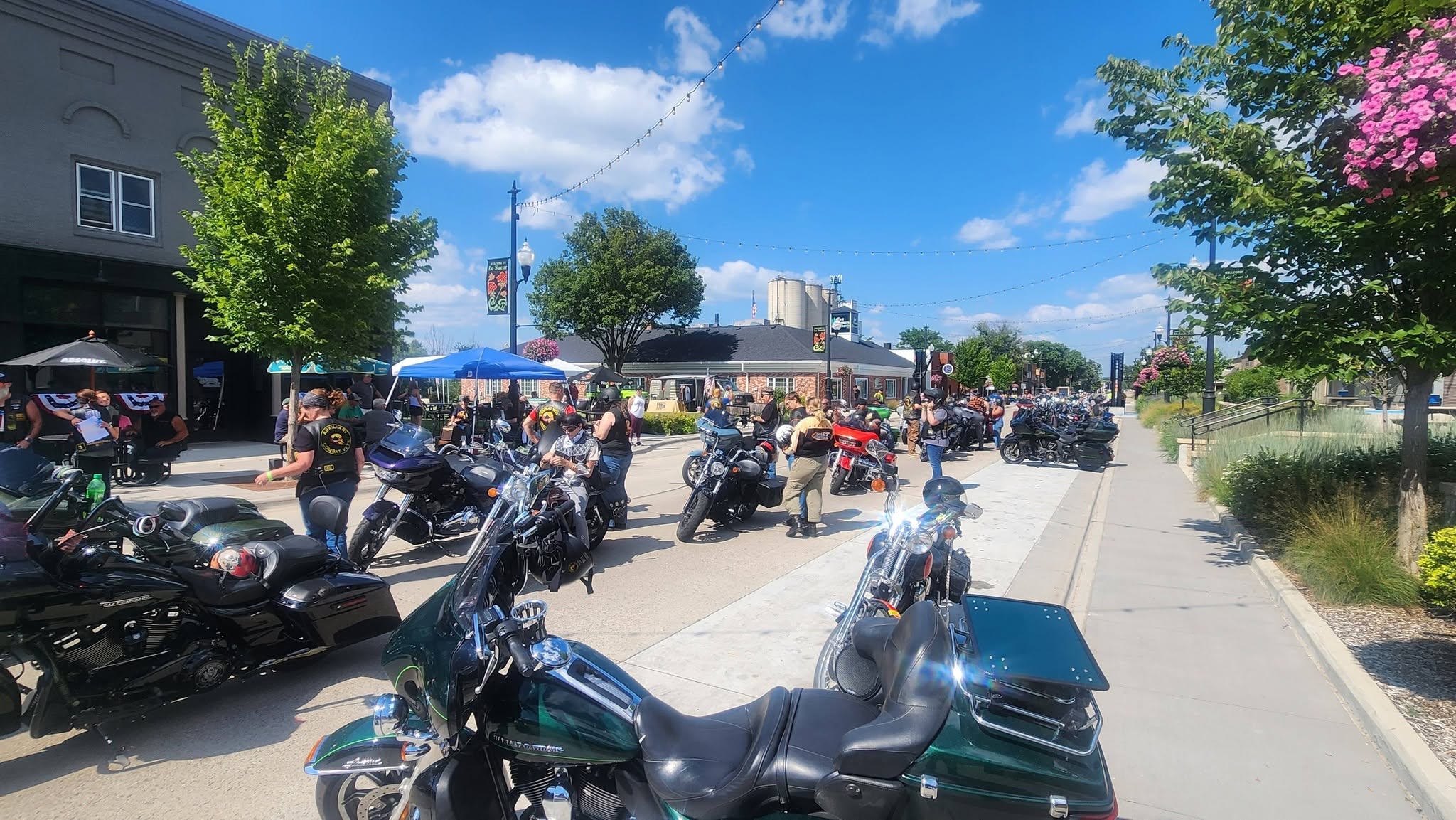 Veterans and riders at the 2026 Joint Forces Ride